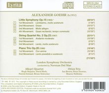 Alexander Goehr (1932-2024): Little Symphony op.15, CD