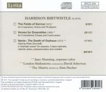 Harrison Birtwistle (1934-2022): Verses für Ensemble, CD