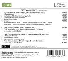 Matyas Seiber (1905-1960): Ulysses (Kantate), CD
