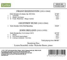 Franz Reizenstein (1911-1968): Violinsonate op.20, CD