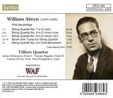 William Alwyn (1905-1985): Streichquartette Nr.6-9, CD