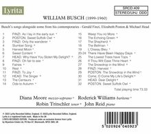 William Busch (1901-1945): Lieder, CD