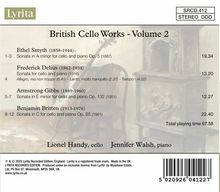 Lionel Handy - British Cello Works Vol.2, CD