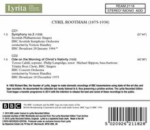 Cyril Rootham (1875-1938): Symphonie Nr.2, 2 CDs