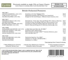 British Orchestral Premieres, 4 CDs