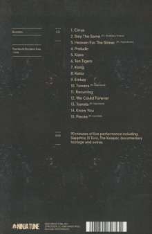 Bonobo (Simon Green): The North Borders Tour: Live (CD + DVD), 1 CD und 1 DVD