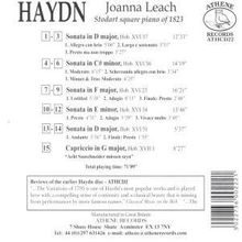 Joseph Haydn (1732-1809): Klaviersonaten H16 Nr.23,34,36,37,51, CD
