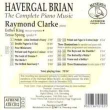 Havergal Brian (1876-1972): Klavierwerke, CD