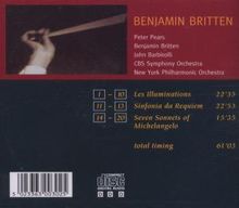 Benjamin Britten (1913-1976): Sinfonia da Requiem op.20, CD