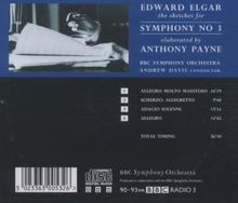 Edward Elgar (1857-1934): Symphonie Nr.3, CD