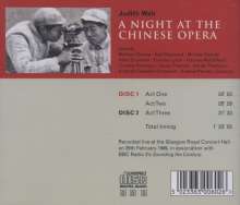 Judith Weir (geb. 1954): A Night At The Chinese Opera, 2 CDs