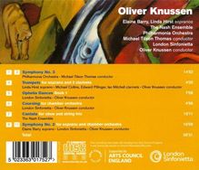 Oliver Knussen (1952-2018): Symphonien Nr.2 &amp; 3, CD