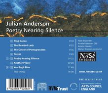 Julian Anderson (geb. 1967): Kammermusik "Poetry Nearing Silence", CD