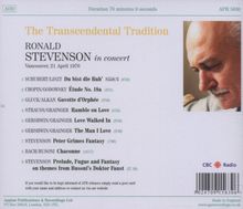 Ronald Stevenson - The Transcendental Tradition, CD