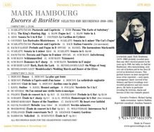 Mark Hambourg - Encores &amp; Rarities, 2 CDs