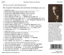 William Murdoch - The complete Columbia solo electrical recordings, 2 CDs