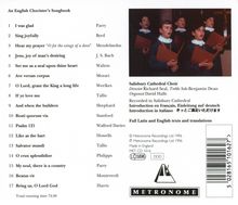 Salisbury Cathedral Choir - Chorister's Book, CD