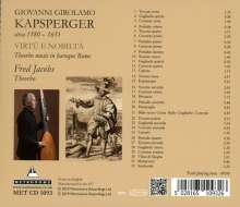 Giovanni Kapsberger (1580-1651): Werke für Theorbe, CD