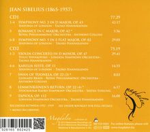 Jean Sibelius (1865-1957): Symphonien Nr.2 &amp; 5, 2 CDs