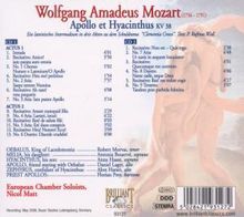 Wolfgang Amadeus Mozart (1756-1791): Apollo &amp; Hyacinthus KV 38, 2 CDs