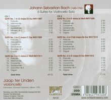 Johann Sebastian Bach (1685-1750): Cellosuiten BWV 1007-1012, 2 CDs