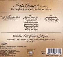 Muzio Clementi (1752-1832): Sämtliche Klaviersonaten Vol.2, 3 CDs