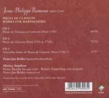Jean Philippe Rameau (1683-1764): Cembalowerke (Ges.-Aufn.), 3 CDs