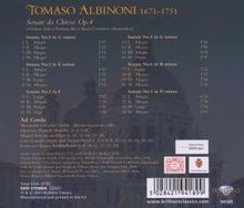 Tomaso Albinoni (1671-1751): Sonate da chiesa op.4 Nr.1-6, CD