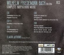 Wilhelm Friedemann Bach (1710-1784): Sämtliche Werke für Cembalo, 6 CDs