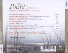 Franz Poenitz (1850-1912): Lieder &amp; Hymnen mit Harfe, CD