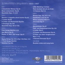 Johannes Brahms (1833-1897): Sämtliche Chorwerke, 6 CDs