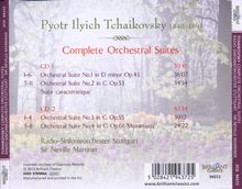 Peter Iljitsch Tschaikowsky (1840-1893): Suiten Nr.1-4, 2 CDs