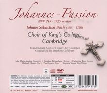 Johann Sebastian Bach (1685-1750): Johannes-Passion BWV 245, 2 CDs und 1 DVD
