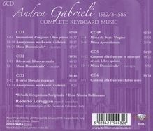 Andrea Gabrieli (1510-1586): Orgelwerke, Canzoni &amp; Messen, 6 CDs