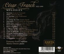 Cesar Franck (1822-1890): Lieder, CD