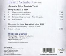 Franz Schubert (1797-1828): Sämtliche Streichquartette Vol.6, CD