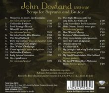 John Dowland (1562-1626): Lieder für Sopran &amp; Gitarre, CD