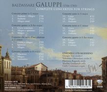 Baldassare Galuppi (1706-1785): Streicherkonzerte - Concerti a quattro Nr.1-6, CD