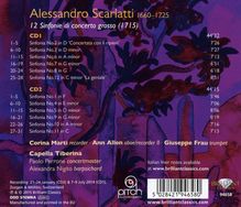 Alessandro Scarlatti (1660-1725): Sinfonie di concerto grosso Nr.1-12, 2 CDs