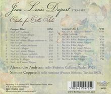 Jean-Louis Duport (1749-1819): Etüden Nr.1-21 für Cello, 2 CDs