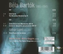 Bela Bartok (1881-1945): Werke für 2 Klaviere, 2 CDs