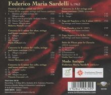 Federico Maria Sardelli (geb. 1963): Barockkonzerte, CD