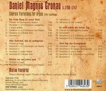 Daniel Magnus Gronau (1700-1747): Choralvariationen für Orgel, CD