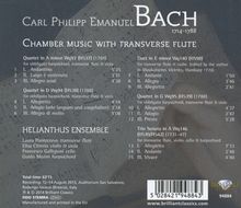 Carl Philipp Emanuel Bach (1714-1788): Flötenquartette Wq.93-95, CD