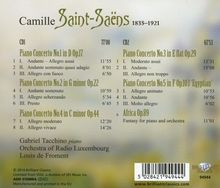 Camille Saint-Saens (1835-1921): Klavierkonzerte Nr.1-5, 2 CDs