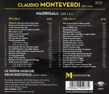 Claudio Monteverdi (1567-1643): Madrigali Libri 1 &amp; 2, 2 CDs