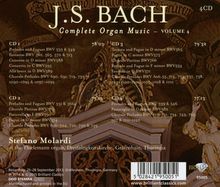 Johann Sebastian Bach (1685-1750): Sämtliche Orgelwerke Vol.4, 4 CDs