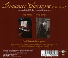 Domenico Cimarosa (1749-1801): Sämtliche 88 Klaviersonaten, 2 CDs