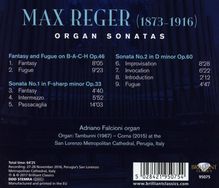 Max Reger (1873-1916): Orgelsonaten Nr. 1 &amp; 2, CD