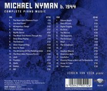 Michael Nyman (geb. 1944): Sämtliche Klavierwerke, 2 CDs